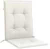 vidaXL Niedriglehner-Auflagen 2 Stk. Melange Creme 100x50x4 cm Stoff 4002451 Bild 5