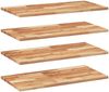 vidaXL Schweberegale 4 Stk. 80x40x2 cm Massivholz Akazie Ölbehandelt 3279558 Bild 2