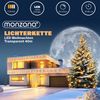 Lichterkette 40m 400 LED warmweiß transparent Fernbedienung Bild 5