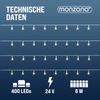 Lichterkette 40m 400 LED warmweiß transparent Fernbedienung Bild 4