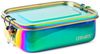 LEKKABOX Lunchbox Kinder Edelstahl Brotdose 1000ml - 3 Fächer auslaufsicher Bentobox, (1 Edelstahldose mit Deckel, 2 zusätzliche Clips mit Silikonschutz), Auslaufsicher dank Dichtung, mit 3 Fächern für trockene Lebensmittel Bild 4