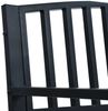 vidaXL Gartenbank 125 cm Schwarz Stahl 47941 Bild 5