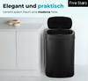 Five Stars® Mülleimer mit Sensor, Edelstahl Schwarz, 60 Liter, 72x40x29cm Bild 4