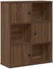 vidaXL Bücherregal Braun Eichen-Optik 60x24x76,5 cm Holzwerkstoff 860388 Bild 2