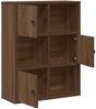 vidaXL Bücherregal Braun Eichen-Optik 60x24x76,5 cm Holzwerkstoff 860388 Bild 4