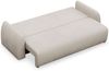 Selsey 'Nubelle' Sofa 3-Sitzer mit Schlaffunktion & Stauraum, Chenille, hellbeige Bild 4