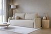 Selsey 'Nubelle' Sofa 3-Sitzer mit Schlaffunktion & Stauraum, Chenille, hellbeige Bild 3
