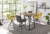Barhocker >Solveig< (2er-Set) in grau/schwarz - 54x103,5x60 (BxHxT) Bild 5