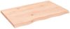 vidaXL Tischplatte 80x50x(2-4) cm Massivholz Eiche Unbehandelt 3156294 Bild 2