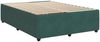 vidaXL Boxspringbett mit Matratze Dunkelgrün 140x200 cm Samt 3285647 Bild 5
