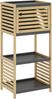 Badregal Kydesby 83x39x30 cm Bambus Natur/Grau [en. casa] Bild 4