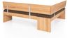 Möbel-Eins SCOTT Eckbank mit Truhe, Material Massivholz/Bezug Kunstleder Eiche 167x192 cm nougat Bild 3