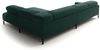 KAWOLA Sofa DELIA Ecksofa Cord smaragd Recamiere rechts 74 x 219 x 276 cm Bild 5