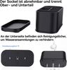 Minicloss Badorganizer Zahnbürstenhalter Badezimmer Zahnpastaständer Wasserdichtes Silikon, mit Saugnapf zur Befestigung der Arbeitsplattenwand nach Belieben Bild 4
