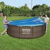 Bestway Solarplane Ø366cm Pool Abdeckung Solarfolie rund Poolplane blau Bild 3