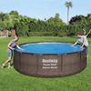 Bestway Solarplane Ø366cm Pool Abdeckung Solarfolie rund Poolplane blau Bild 4
