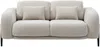 Vente-unique - ARAVIO Couchgarnitur Stoff Beige - B 102 cm x H 75 cm100 cm x L 170 cm210 cm Bild 4