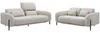 Vente-unique - ARAVIO Couchgarnitur Stoff Beige - B 102 cm x H 75 cm100 cm x L 170 cm210 cm Bild 3