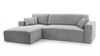 AX LIVING Catea Eckschlafsofa mit Bettkasten L – Hellgraue Ecksofa 279 cm Bild 2