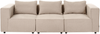 AXEBO 3-Sitzer Modulsofa Beige Bouclé Bild 4