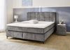 Jockenhöfer 'Beatrice Mix' Boxspringbett, 180x200 cm, Chenille Grau Bild 2