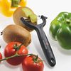 Victorinox | Universalschäler | extra scharfe Zackenschliffklinge | ergonomisch zweischneidig | Limited Edition Hellgelb Bild 4