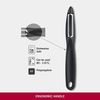 Victorinox | Universalschäler | extra scharfe Zackenschliffklinge | ergonomisch zweischneidig | Limited Edition Hellgelb Bild 3