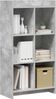 vidaXL Bücherregal Beton Grau 59 x 30 x 111 cm Holzwerkstoff 8011286 Bild 2