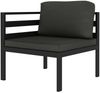 vidaXL 7-tlg. Garten-Lounge-Set mit Kissen Aluminium Anthrazit 3115929 Bild 5