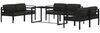 vidaXL 7-tlg. Garten-Lounge-Set mit Kissen Aluminium Anthrazit 3115929 Bild 3
