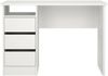 Dmora Schreibtisch Huaning, Mehrzweckschreibtisch, Bürotisch für PC, Eckschreibtisch, 110x49 h76 cm, Weiß Bild 5