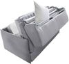 Dmora 2-Sitzer Schlafsofa Trissino, Schlafsofa fürs Wohnzimmer, gepolstert, abnehmbar, 100 % Made in Italy-Qualität, 180x95 h90 cm, Grau Bild 5