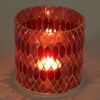 Marokkanisches Mosaik Windlicht Rayan Rot M Bild 2