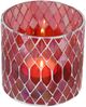 Marokkanisches Mosaik Windlicht Rayan Rot M Bild 4