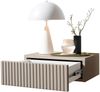 Nachtkommode >TABONI< hängend, 1 Schublade, in Kaschmir - 42x14x30cm (BxHxT) Bild 5