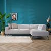 Bronx71 Ecksofa Kansas Chenille hellgrau rechts Bild 2