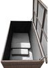 RS Trade 'Sienna' XL Kissenbox mit Doppel-Hubautomatik und Innenverkleidung, ca. 650 Liter, Polyrattan java braun, 60 x 73 x 155 cm Bild 4
