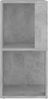 vidaXL Eckregal Betongrau 33x33x67 cm Holzwerkstoff 809021 Bild 5