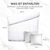 Pure cottom Bettwäsche Baumwoll-Satin Bettwäsche weiß, Baumwoll-Satin, verschiedene Größen Bild 3