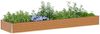 vidaXL Hochbeet Hellbraun 390 x 100 x 36 cm Verzinkter Stahl 42017361 Bild 3