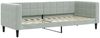 vidaXL Tagesbett Ausziehbar mit Schubladen Hellgrau 80x200 cm Samt 3196756 Bild 4