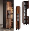 Badschrank Fynn Eiche rustikal 30 x 190 cm Vicco Bild 2