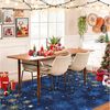 GarveeMore Teppich Weihnachten Waschbar Weihnachtsparty Innen Decor Kurzflor Rug Bild 1