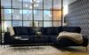 Selsey 'Merukis' Modulare Ecksofa dunkelblau rechtsseitig, 83 x 288 x 232 cm Bild 2