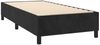vidaXL Boxspringbett mit Matratze Schwarz 90x190 cm Samt 3132773 Bild 4