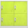 vidaXL Schließfachschrank Hellgrau und Grün 90 x 45 x 92,5 cm Stahl [336435] Bild 2