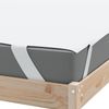 vidaXL Matratzenschoner Weiß 140x190 cm Wasserdicht 4100166 Bild 5