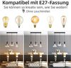 ZMH Hängelampe Esszimmerlampe 3 Flammig Hängeleuchte- E27 Vintage Esstisch Pendelleuchte Höhenverstellbar Glas Schwarz Pendellampe Hängend für Schlafzimmer küche (ohne Leuchtmittel) Bild 4