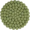 myfelt Topfuntersetzer Filzkugel Topfuntersetzer ⌀ 20 cm, Zubehör für Pfannen, Töpfe, Küchentisch, Auflaufformen, 100 % reine Schurwolle, hitzebeständig Bild 1