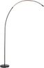 Brilliant LED Stehlampe Bow LED Bogenlampe, 170 cm, 1300 lm, 3000-6500 K, dimmbar, CCT, schwarz Bild 4